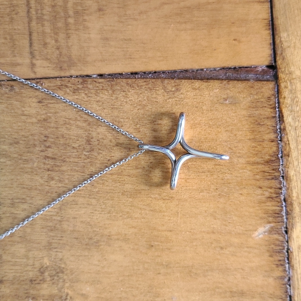 Tiffany & Co Elsa Peretti Infinity Cross Pendant, small
